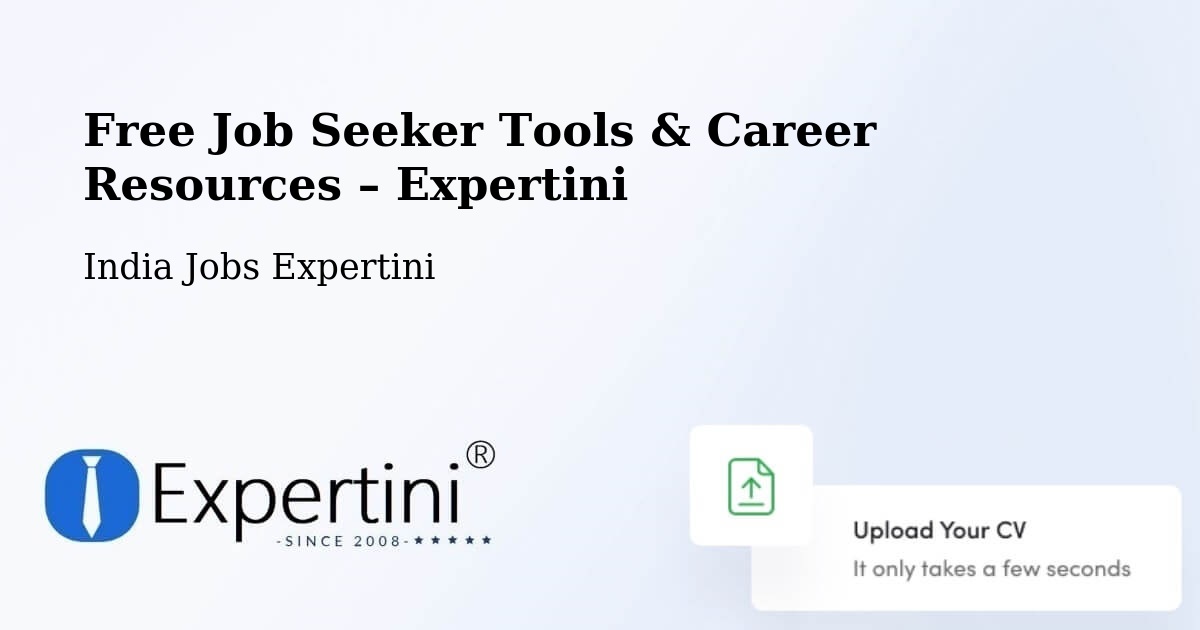 Free Job Seeker Tools & Career Resources – Kanpur - Kanpur, India Jobs Expertini