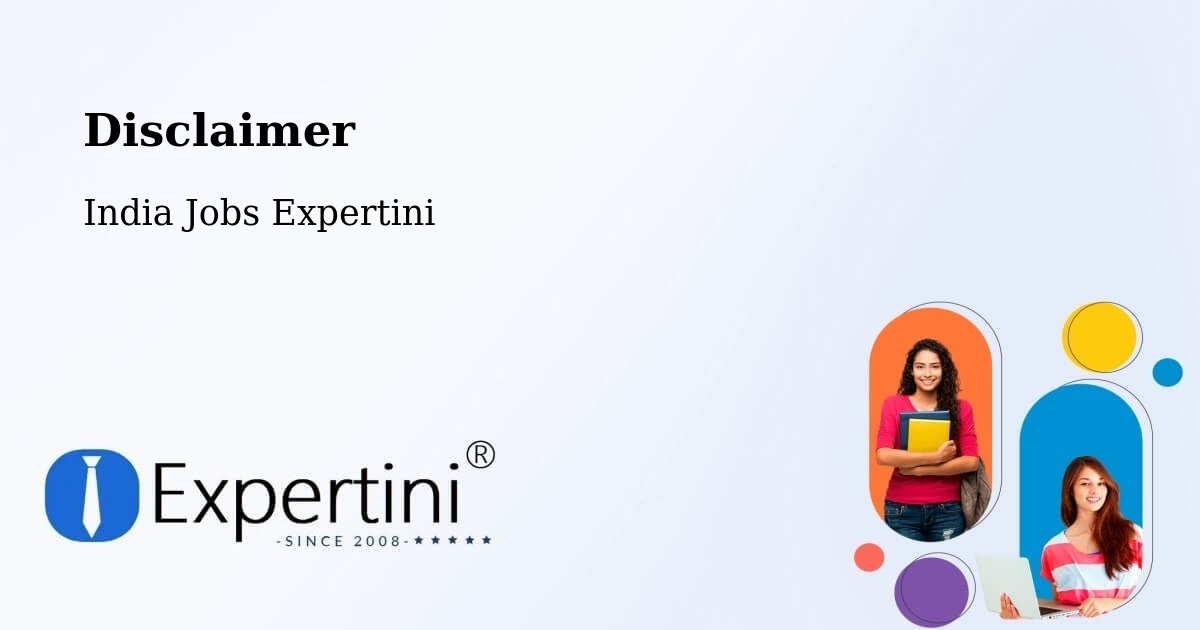 Disclaimer – Kanpur - India Jobs Expertini